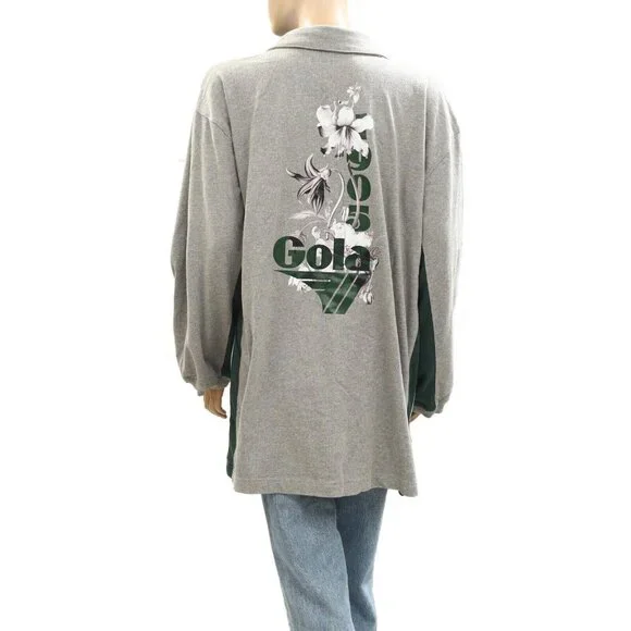 Gola x Anthropologie Team Jersey Mini Dress Floral Graphic Striped XS NWT 276464 - Picture 8 of 10